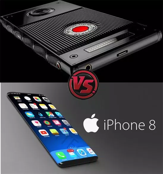 Hydrogen One vs Iphone 8
