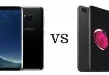iPhone 7 Plus và Galaxy S8 Plus