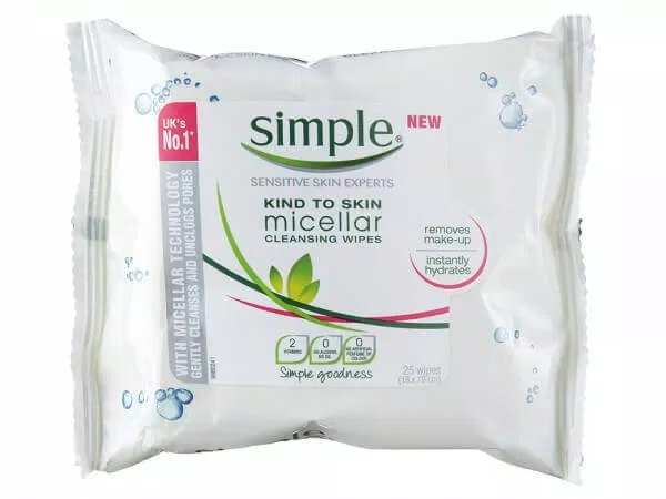 Khăn ướt tẩy trang Simple