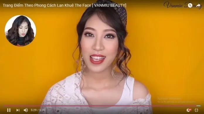 Makeup look Huấn luyện viên Lan Khuê – The Face 2017