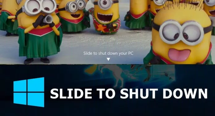 Slide to shutdown