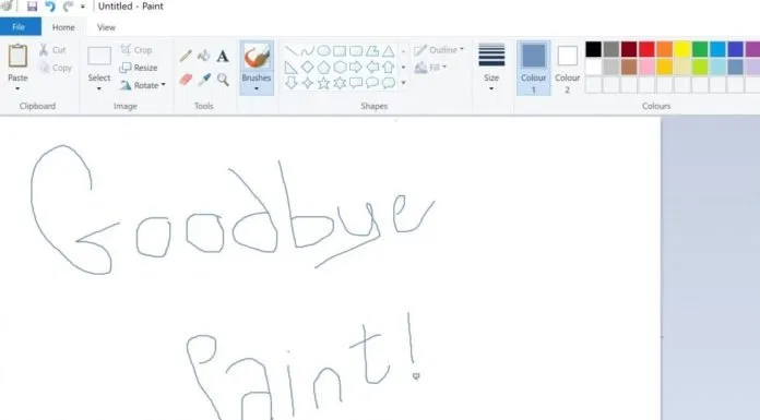 Tạm biệt Paint