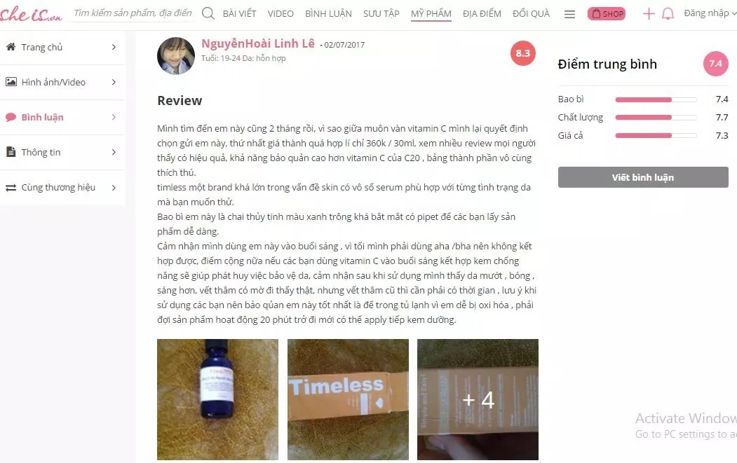 Timeless 20% Vitamin C + E Ferulic Acid Serum