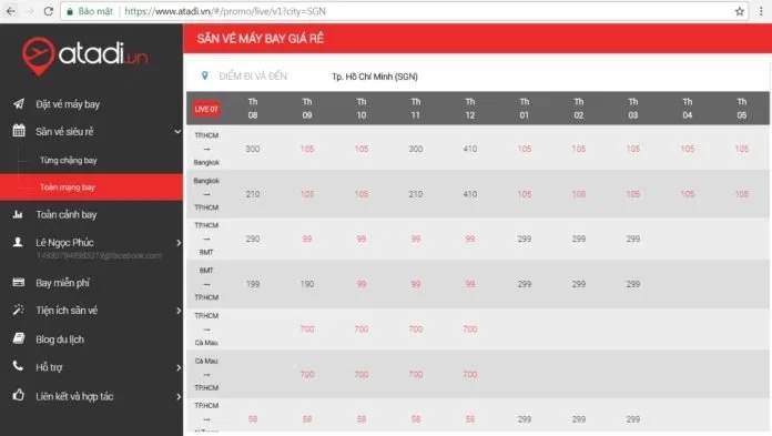 Cách đặt vé máy bay giá rẻ trên ATADI.vn - BlogAnChoi