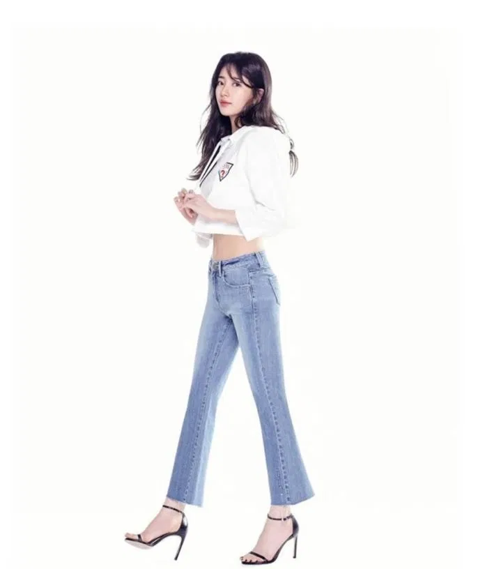 áo thun dài tay nữ crop-top