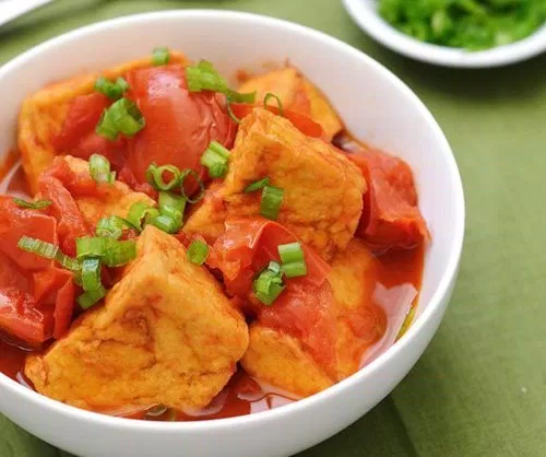 đậu phụ sốt