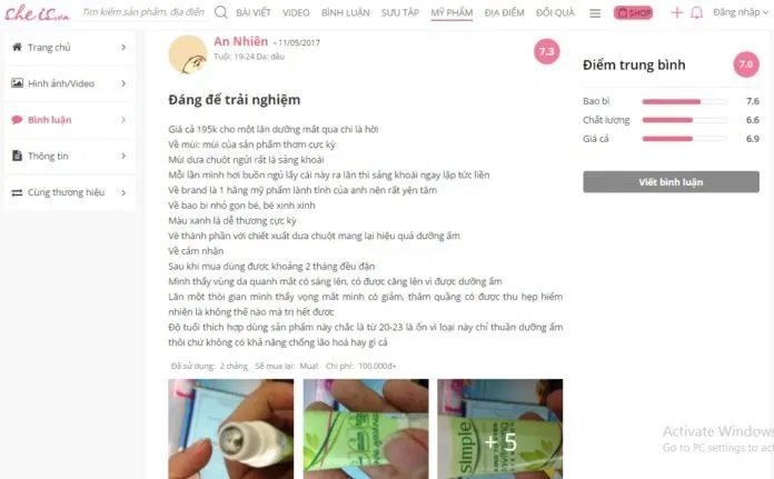 Simple Kind To Eyes Revitalising Eye Roll-On