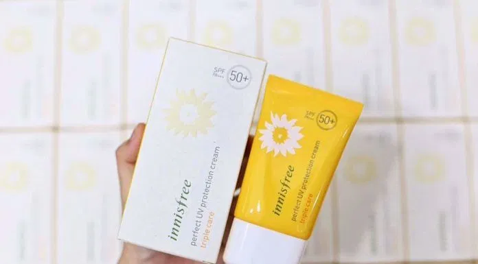 Review kem chống nắng Innisfree Perfect UV Protection Cream Triple Care - BlogAnChoi