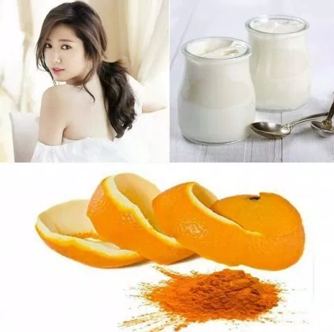 Cách làm trắng da với bột vỏ cam và sữa chua