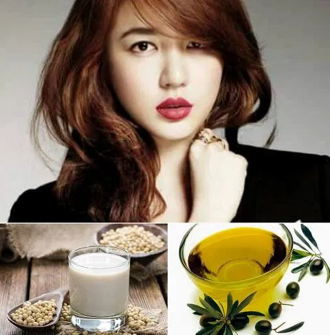 Mặt nạ dưỡng tóc từ sữa đậu nành