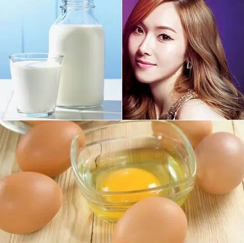 Cách chăm sóc tóc với sữa và trứng