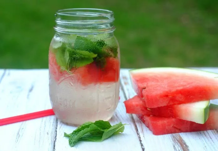 Detox dưa hấu - bạc hà