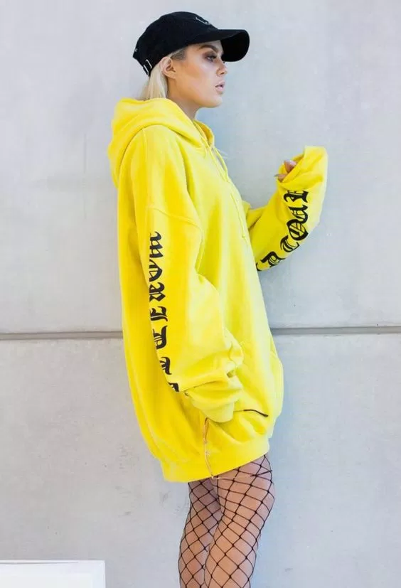 hoodie giấu quần