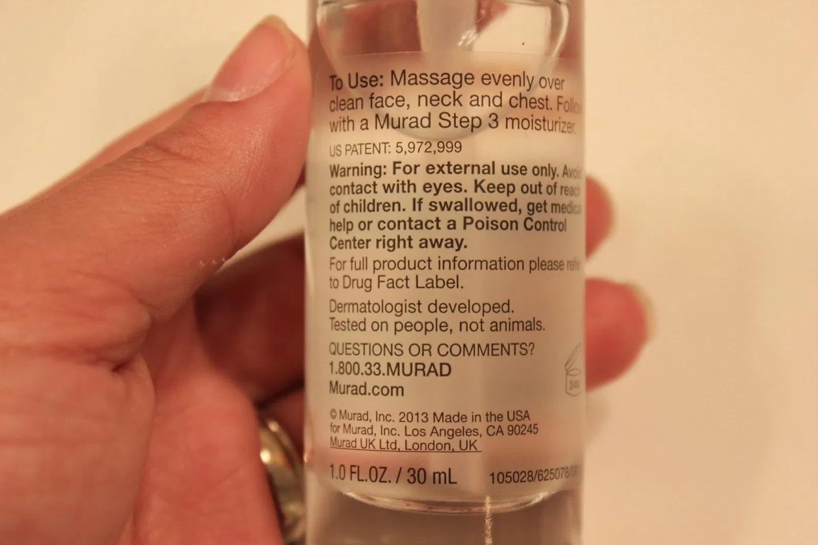 Review serum trị thâm, làm trắng Murad Rapid Age Spot and Pigment Lightening