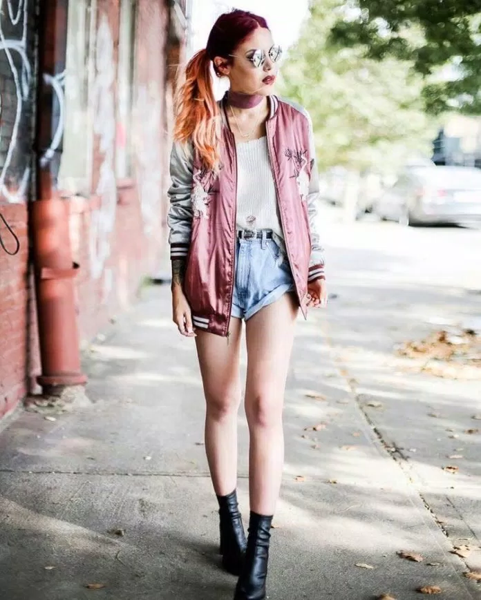 Áo khoác bomber nữ