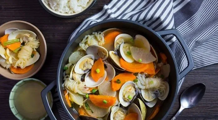 Canh sò ngao