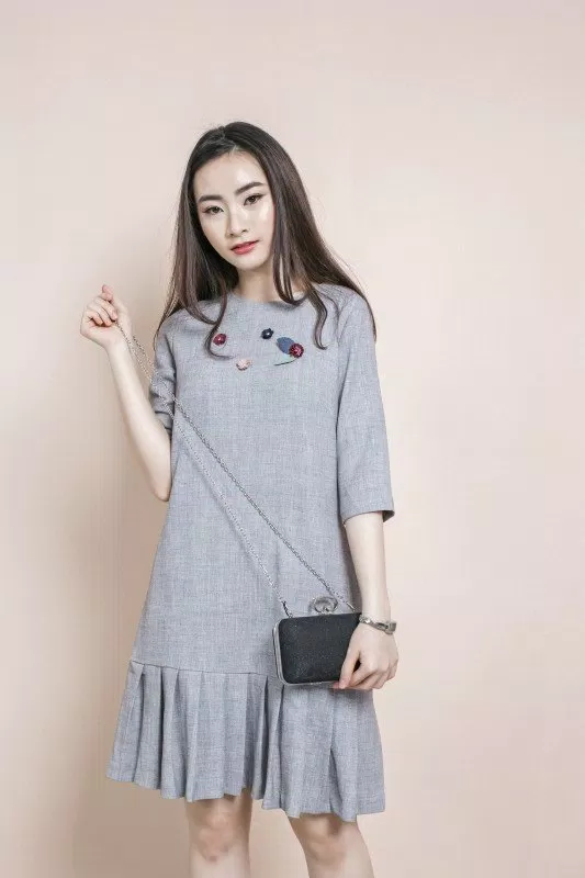 Đầm đuôi cá liền thân thiết kế