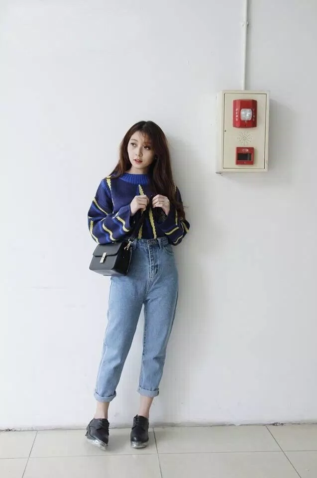 Quần baggy jean