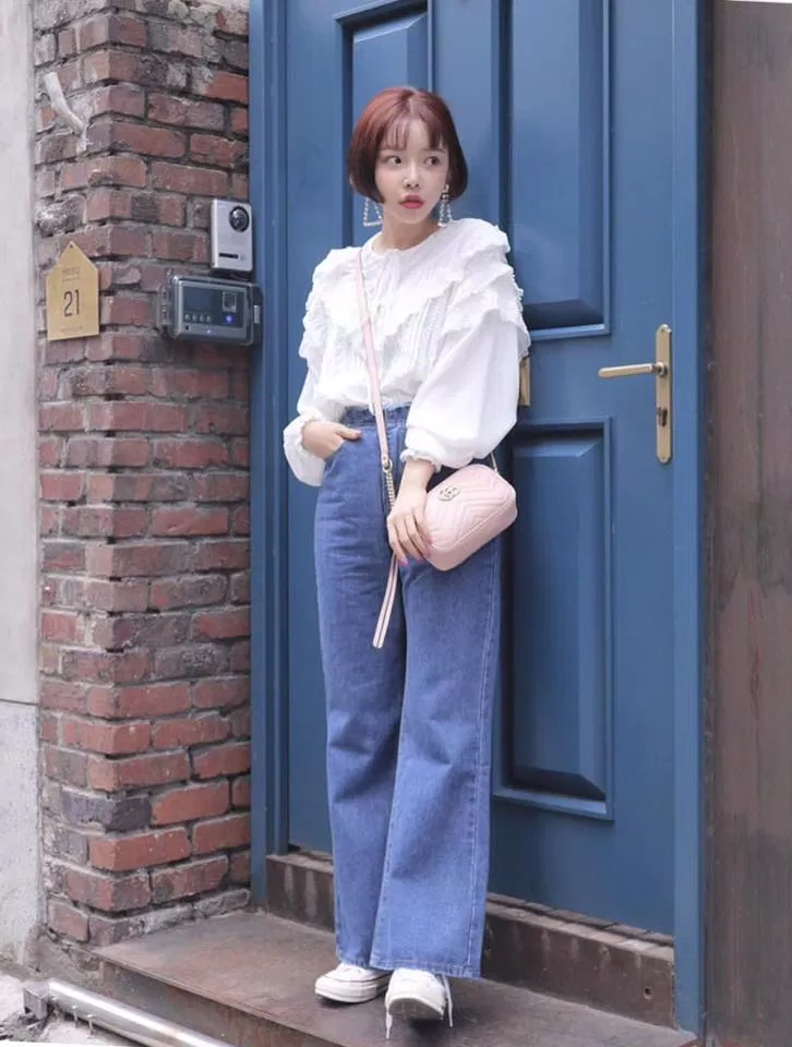 Quần culottes jeans