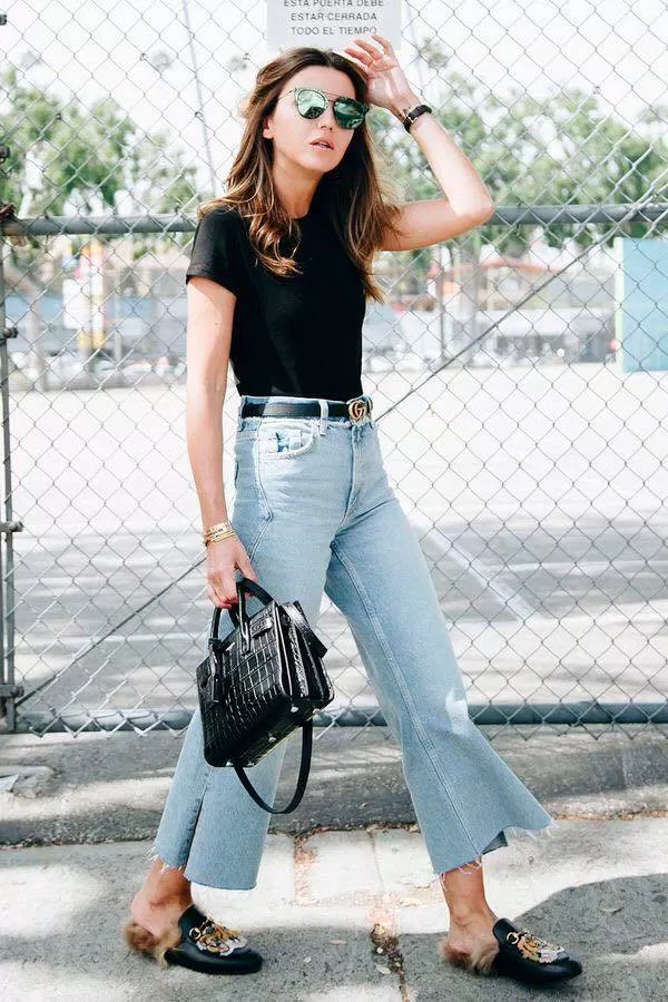Quần culottes jeans