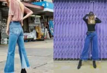 Quần culottes jeans