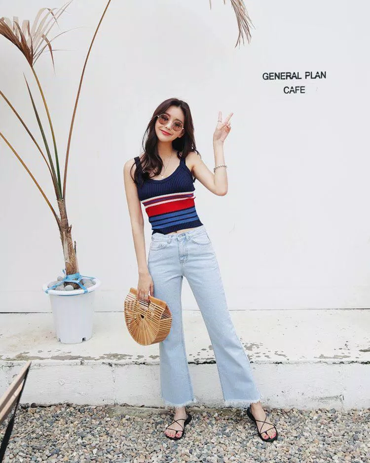 Quần culottes jeans