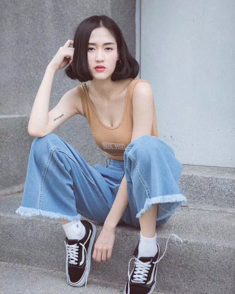 Quần culottes jeans