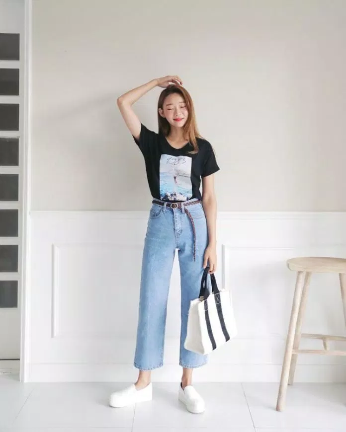 Quần culottes jeans