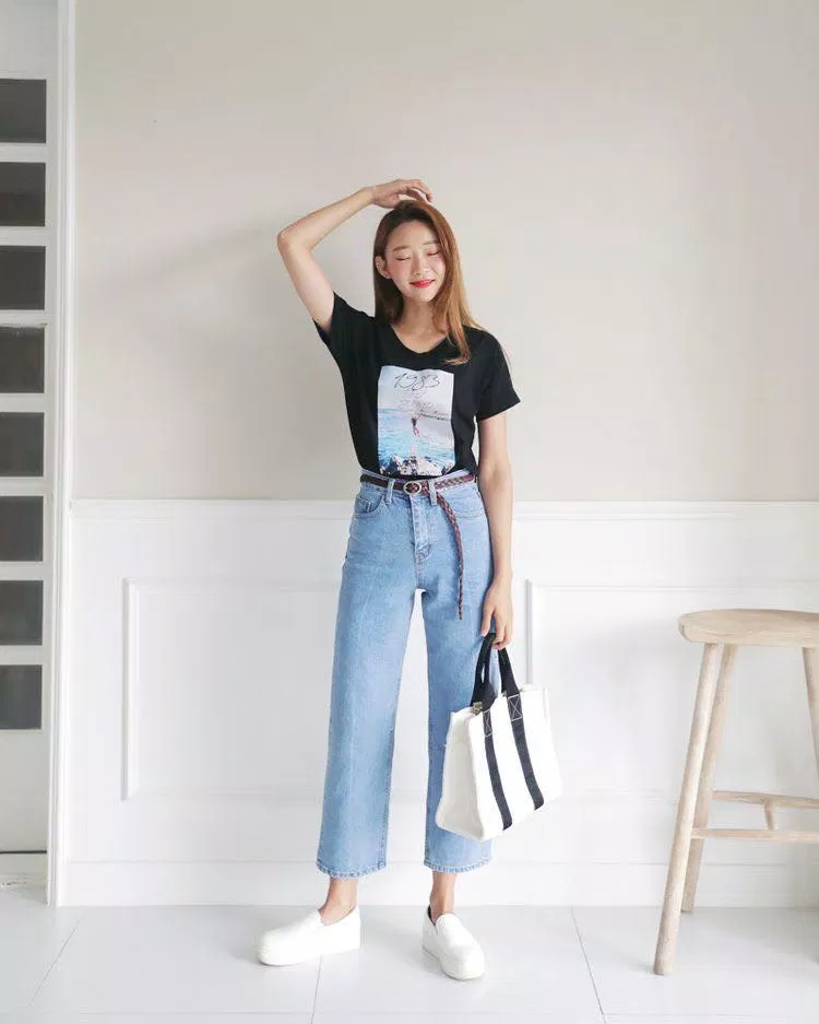 Quần culottes jeans