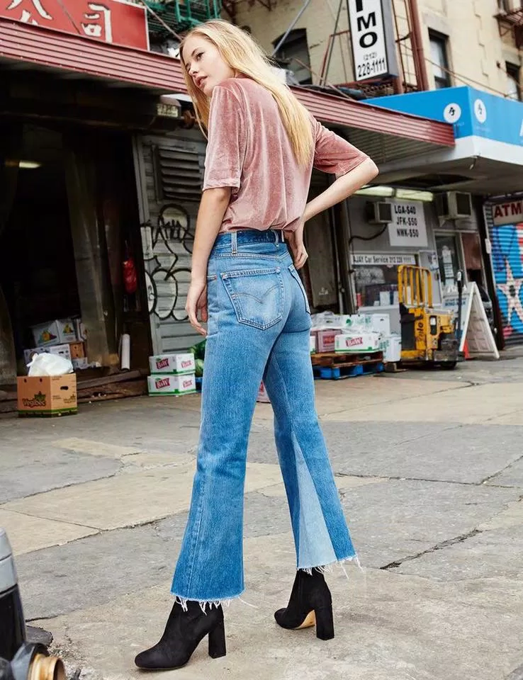 Quần culottes jeans 