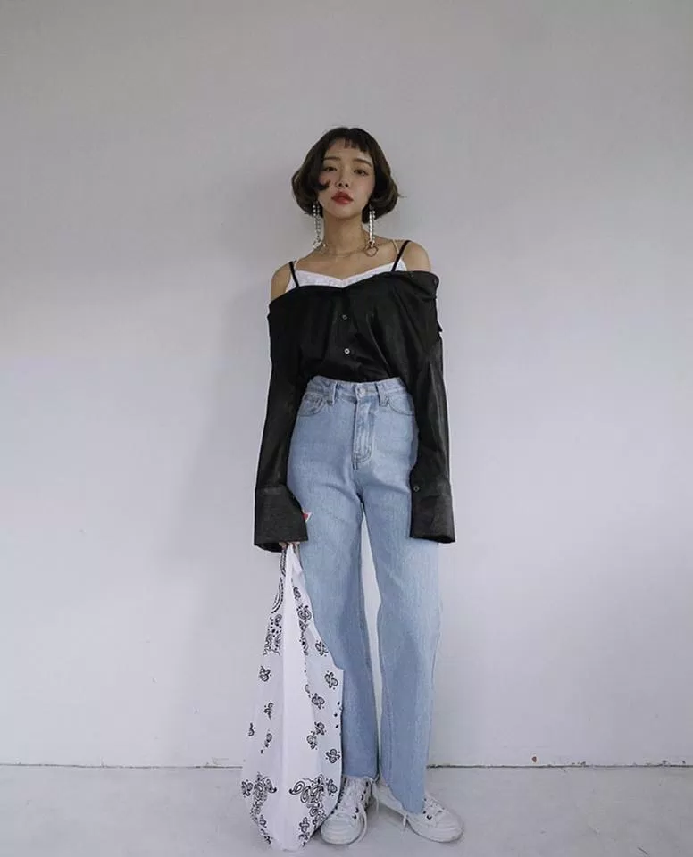 Quần culottes jeans