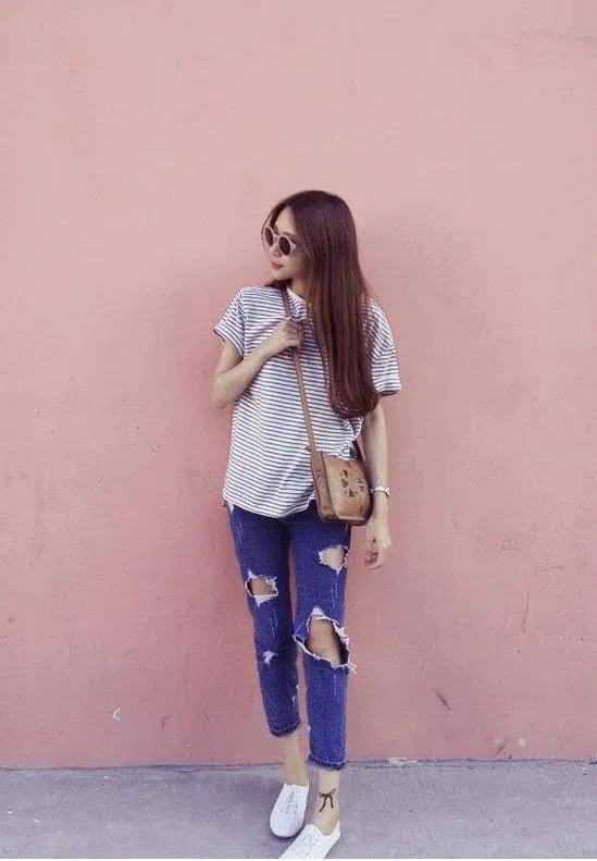 Quần jean nữ cool ngầu