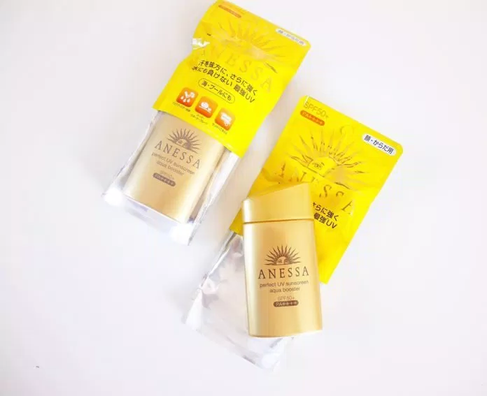 Review kem chống nắng Anessa Perfect UV Sunscreen Aqua Booster SPF50+/PA++++