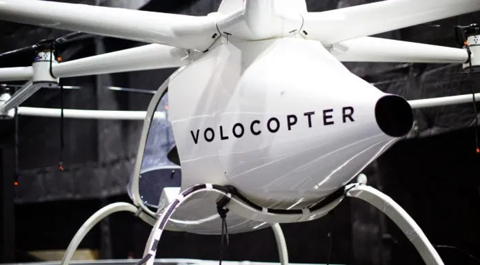 Taxi bay của Volocopter tại CES 2018