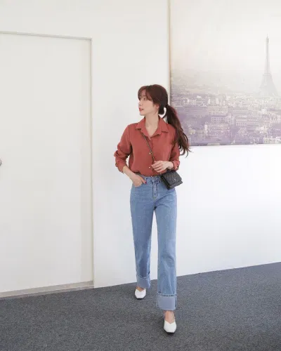Áo sơ mi công sở nữ