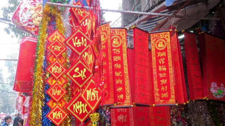 trang trí nhà ngày tết