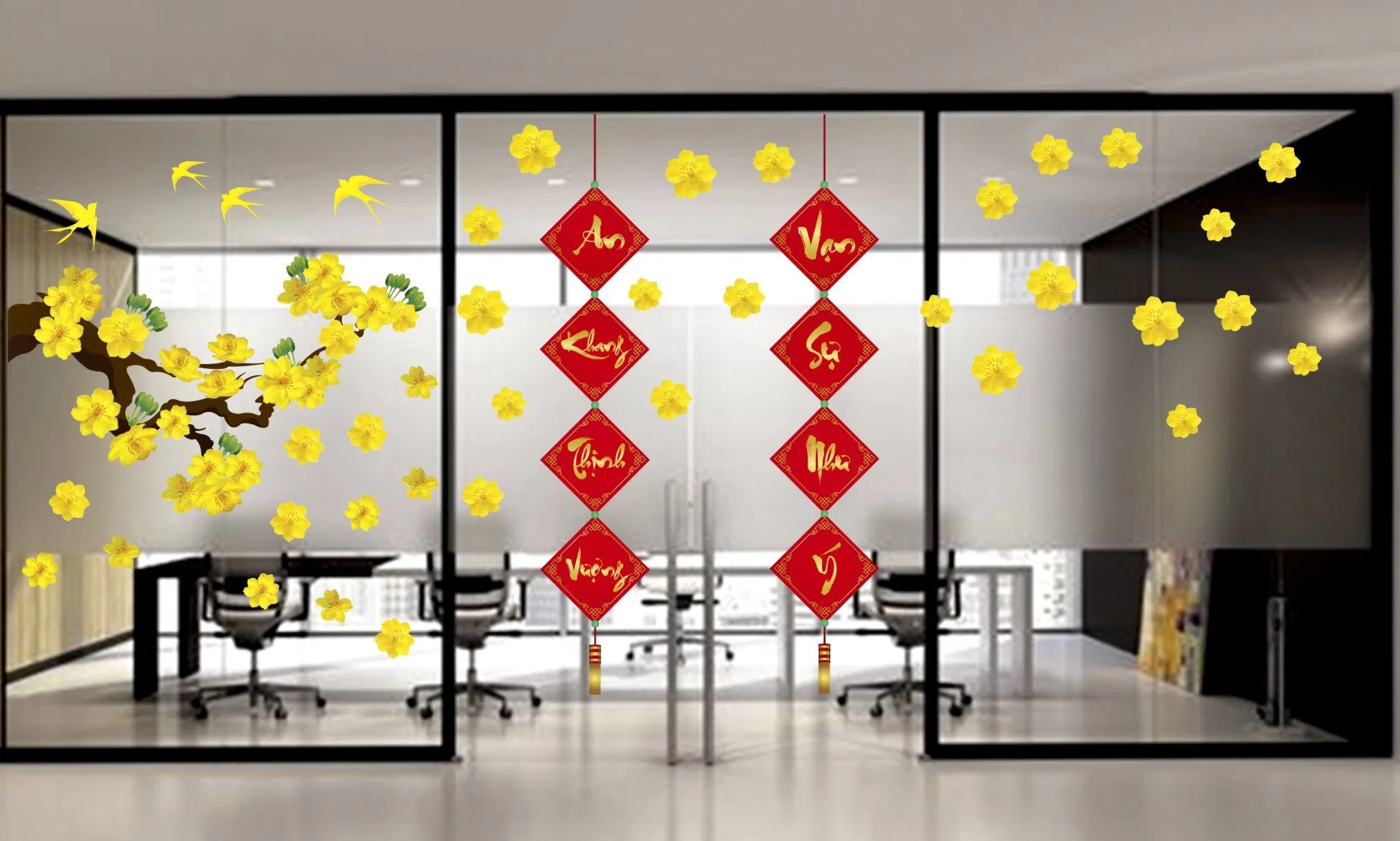 trang trí nhà ngày tết