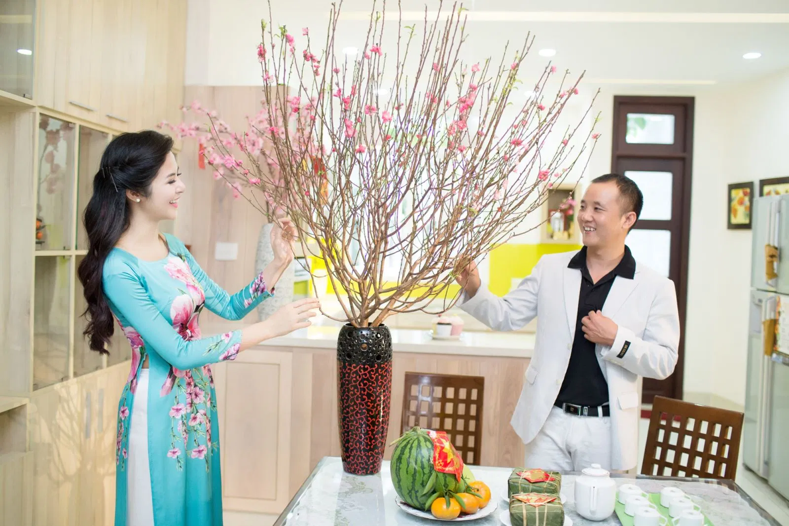 trang trí nhà ngày tết