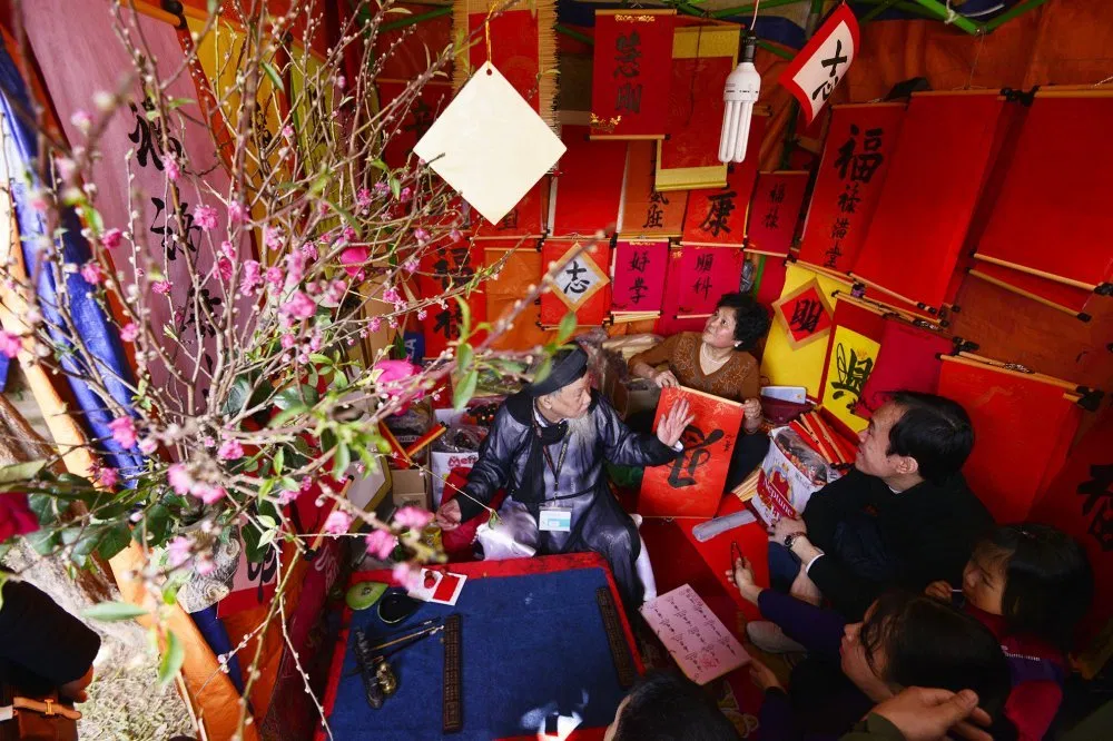 Xin chữ - nét đẹp văn hóa cần được trân trọng. (Nguồn: Internet)