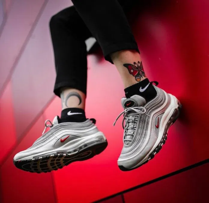 giày nike air max 97 sliver