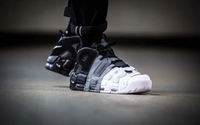 Giày nike air more uptempo tri color
