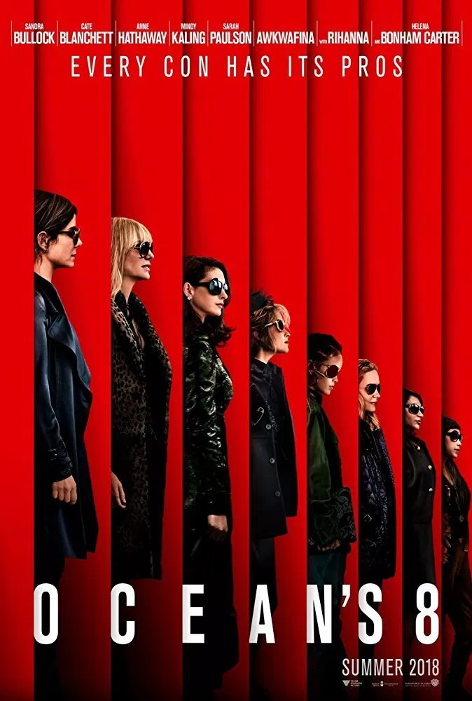 Oceans 8: Các chị đại Hollywood lập băng đảng siêu trộm thế kỷ Anne Hathaway bom tấn Cate Blanchett Dakota Fanning Helena Carter oceans 8 eight phim chiếu rạp 2018 phimmoi oceans 8 Rihanna Sandra Bullock siêu phẩm phim hay 2018