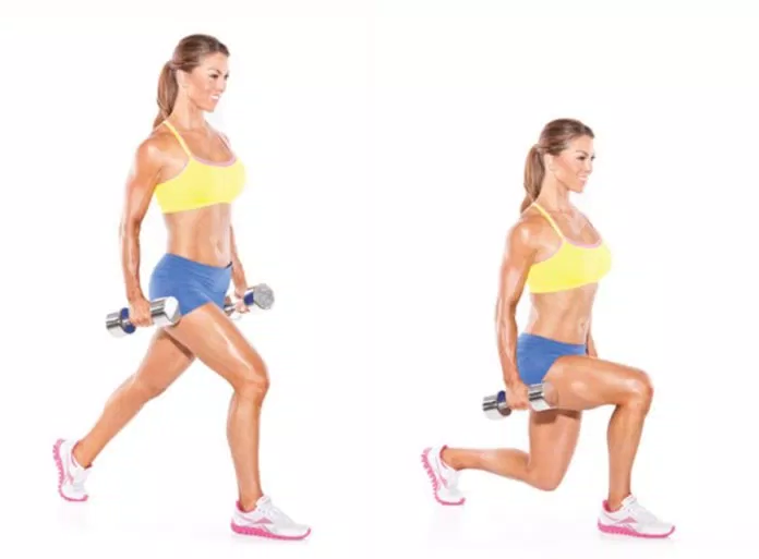 dumbbell split squat