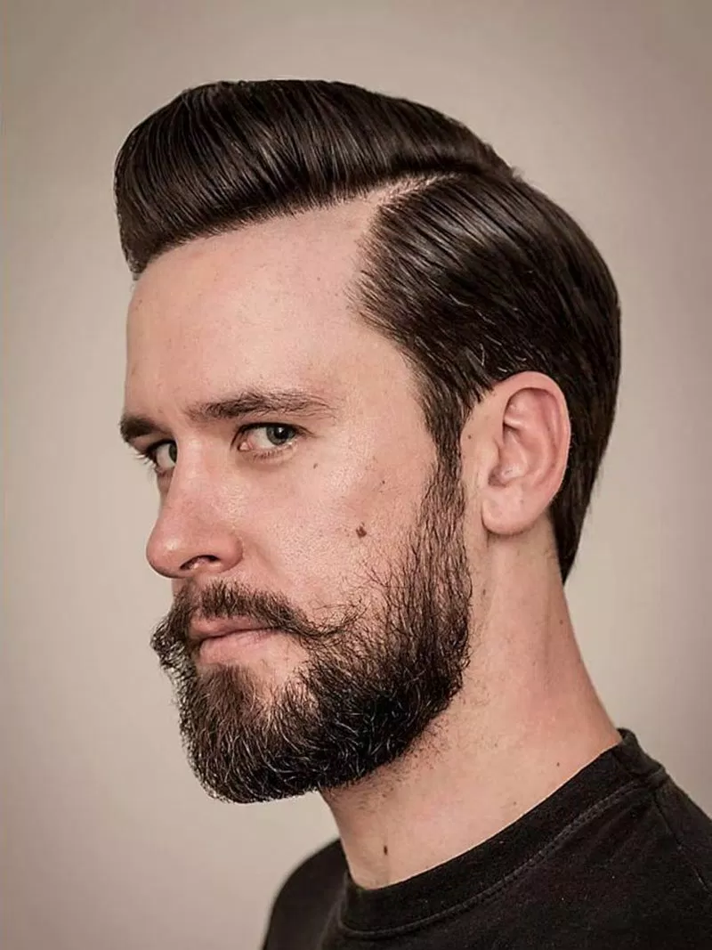 Classic pompadour