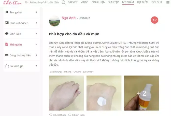 kem chống nắng La Roche-Posay