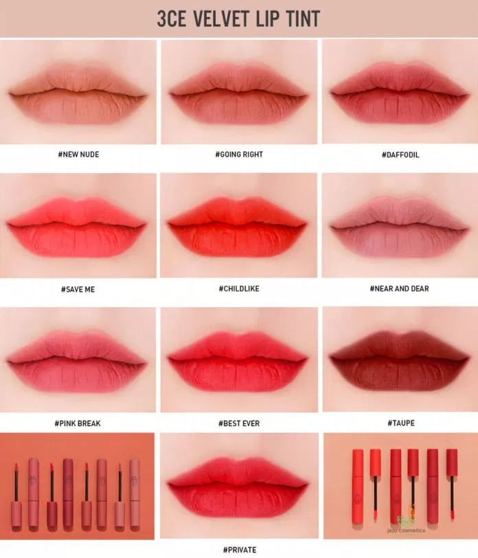 Son môi 3CE Velvet Lip Tint 