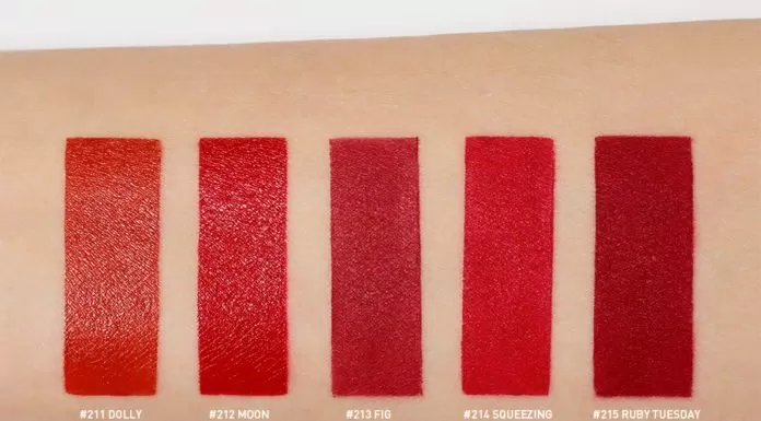 Swatch 3CE Red Recipe