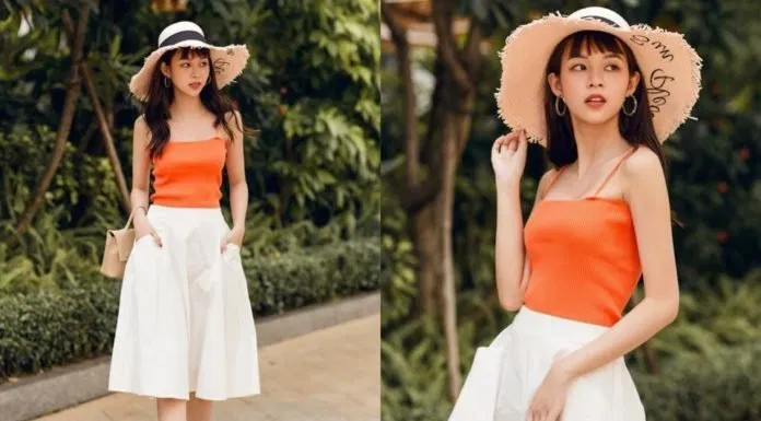 Cách phối đồ với áo hai dây