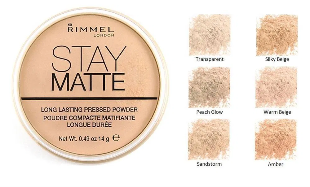 Bảng màu Rimmel Stay Matte Pressed Powder