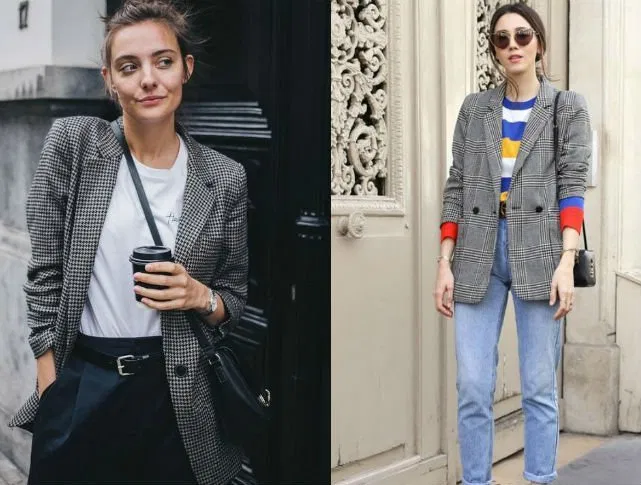 blazer áo thun